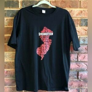 Bruce Springsteen NEW JERSEY Unisex Songs Shirt - XL🎸